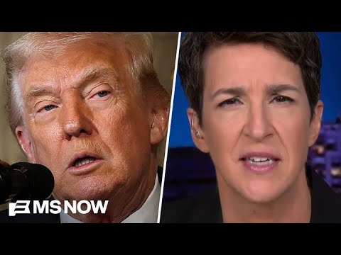 Maddow: For all of his unpopularity, corruption may be what brings Trump's downfall