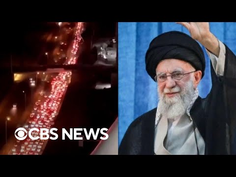 Iranians evacuate capital Tehran, some say the regime is frightened