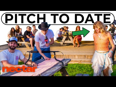 pitch yourself for a date in front of a crowd