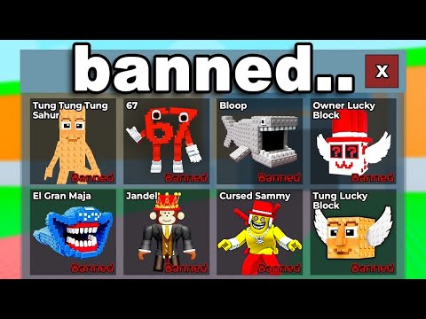 I Got EVERY BANNED Brainrot...