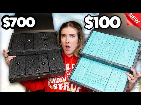 I Bought A $700 Advent Calendar AGAIN..and the $100 version too.