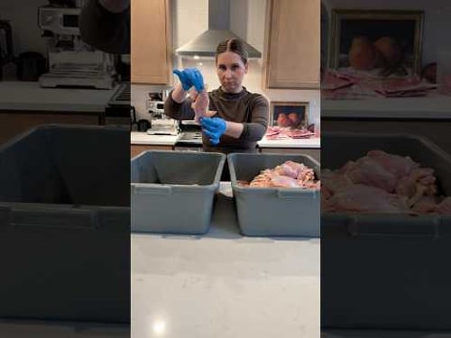 40lbs Of Chicken Thighs For Budget Meal Prep #mealprep #savemoney