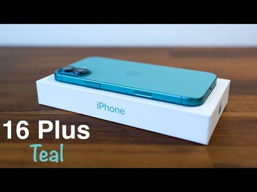 iPhone 16 Plus Teal Unboxing