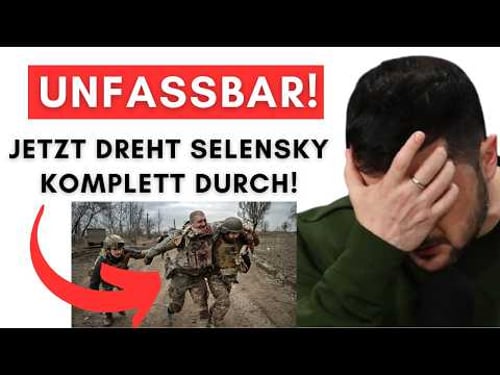 Verzweiflung pur: Selensky vertuscht Zusammenbruch der Front & droht Journalisten mit Gefängnis!