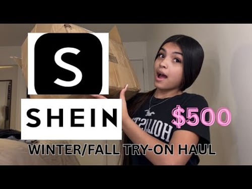 HUGE fall/winter shien haul + try on