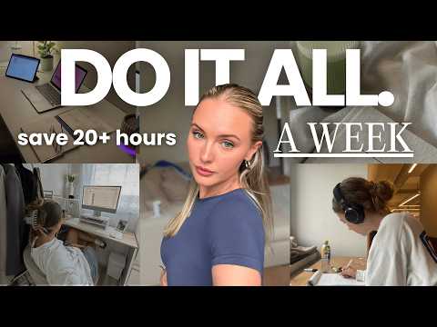 HOW TO MAKE TIME FOR EVERYTHING (seriously): anti-procrastination routine, time management