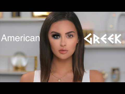 AMERICAN VS GREEK MAKEUP TUTORIAL