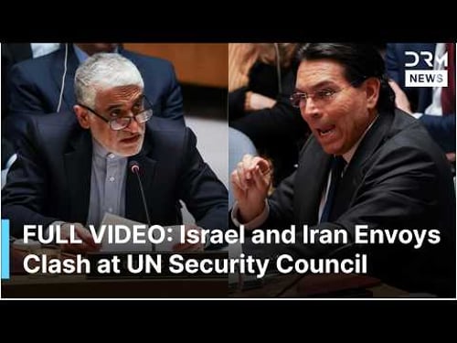 FULL: Israel and Iran Envoys Brutally Clash at UN Security Council Over U.S.-Israel Strikes | AC1G
