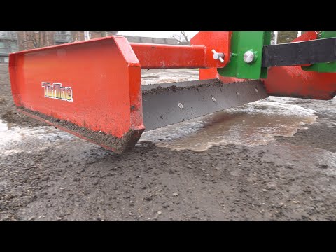 Land Plane First Use, Driveway Repair, Deere 1025R