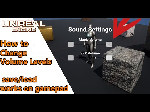 Change Volume Settings UE5 Tutorial Save and Load pt.1