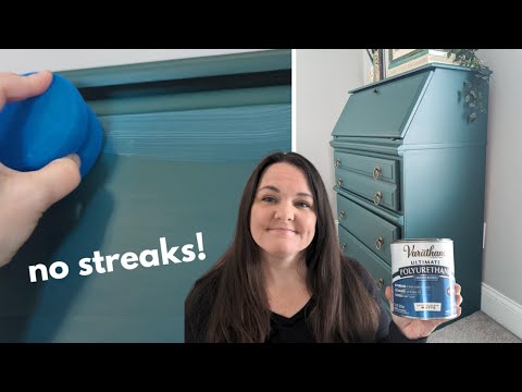 How to Seal Painted Furniture without Streaks // 3 Tricks for a Perfect Finish