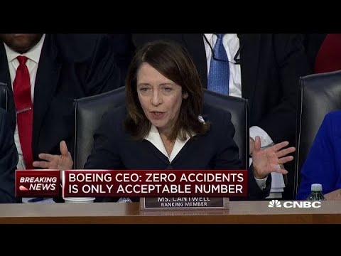 Sen. Cantwell questions Boeing CEO on when he knew flight sensors were defective