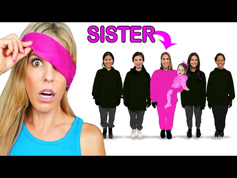 Guess The Sister Blindfolded *Emotional*