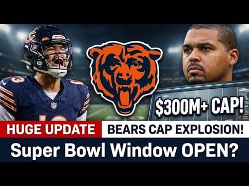 7 minutes ago: Bears Cap Space Skyrockets — Caleb Williams Window Is OPEN