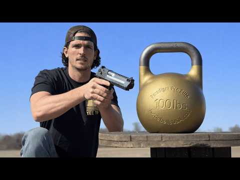Can a 100 Pound Kettle Bell Stop a 50 Cal Sniper Rifle?