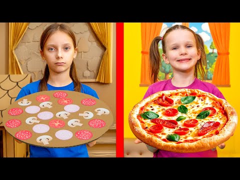 Which Is Better? Cardboard or Color Toys! 🎨📦 Kids Fun