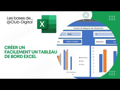 Tableau de bord Excel en quelques minutes - Tutoriel rapide