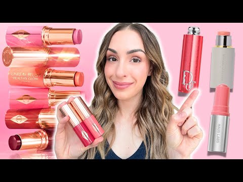 CHARLOTTE TILBURY UNREAL BLUSH STICKS 🤩 WHICH BLUSH STICK IS BEST?? Dior, Haus Labs, Westman Atelier