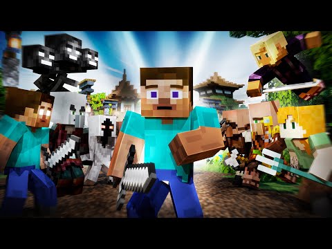Steve vs The Reversed Reality - Alex and Steve life (Minecraft animation)