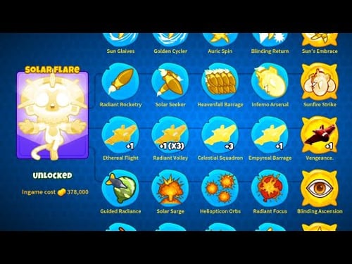 45 NEW Sun God Upgrades!