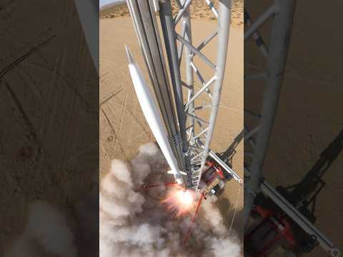 Liftoff: 1,300 lbs of Thrust! #rocket