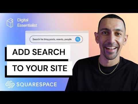 Squarespace How to Add Search Bar to Your Site