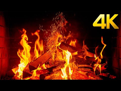 Smooth Jazz Night Fireplace | Peaceful Fireside Atmosphere for Deep Sleep and Relaxation