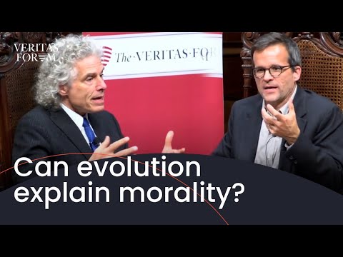 Can evolution explain morality? | Steven Pinker & David Skeel at Harvard