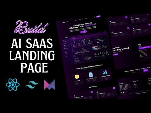 Zero to Hero: Build an AI Landing Page in 1 Hour With React JS, TailwindCSS, Framer Motion
