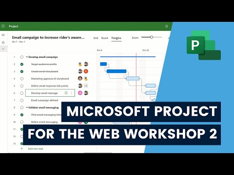 How to manage projects with Microsoft Project for the Web