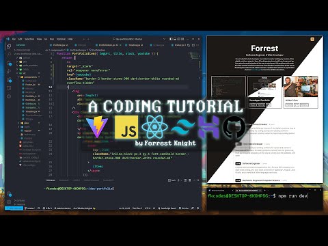 How to Build a Minimal Developer Portfolio Website Using React + Tailwind + Vite