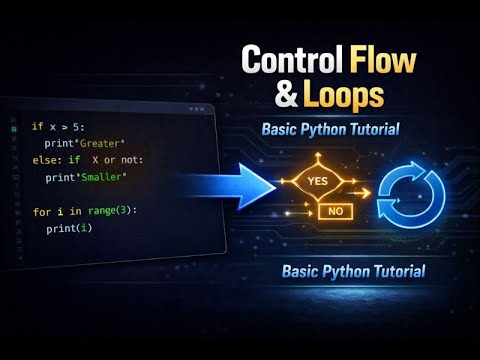 Control flow and loop || Basic Python || Chatbot using python || Abhijit Gayen