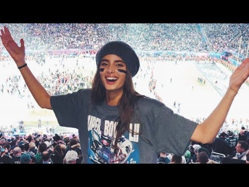 Taylor Hill's Snapchats at Superbowl 52 in Minnesota
