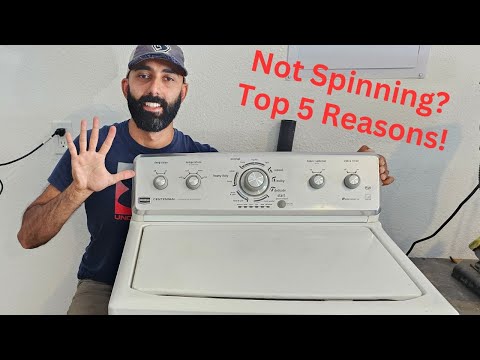 Top 5 Reasons Why Your Maytag/Whirlpool Washer Is Not Spinning!