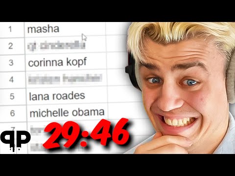 Papaplatte muss 100 Frauen so schnell wie möglich nennen (QTCinderella Challenge)