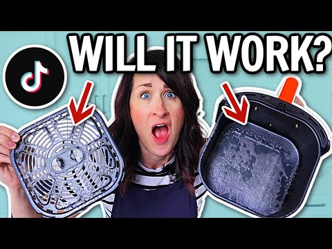 Testing VIRAL TikTok Air Fryer Cleaning Hacks - Do They Even Work?!