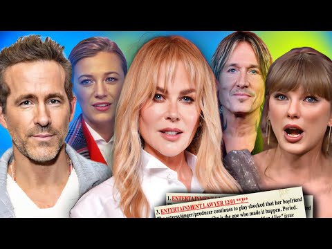 RYAN REYNOLDS DIVORCING BLAKE LIVELY, NICOLE KIDMAN LYING to KEITH URBAN, TAYLOR SWIFT NASTY LAWSUIT