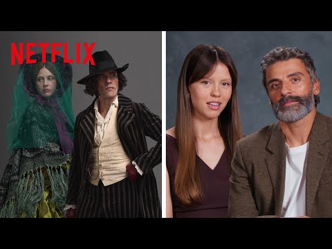 Mia Goth & Oscar Isaac on their Frankenstein Costumes | Netflix