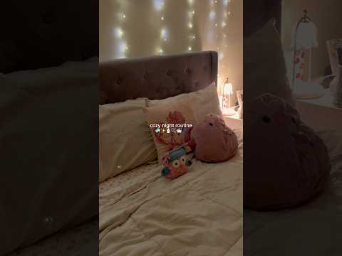 cozy night routine β¨π #grwm #selfcareroutine #nightroutine #shorts