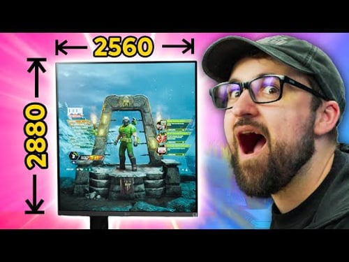 This doesn't look right.... but it's AWESOME! - LG DualUp Ergo Monitor