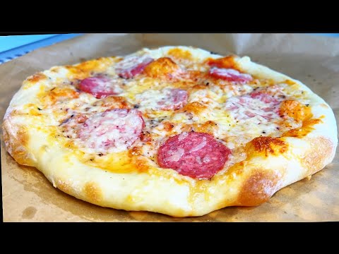 Даже Месить Не надо!Лучшее Тесто Для Пиццы!Три Вида Популярных Начинок!Домашняя Пицца!Просто,Вкусно!