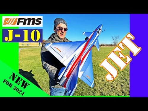 FMS J-10 Jet is CRAZY! But AMAZING Flight Footage!