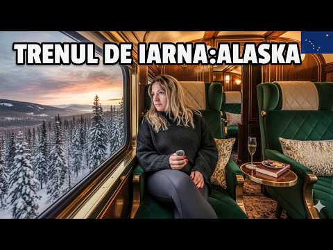 12 ore pe cele mai extreme șine! Trenul de LUX din Alaska