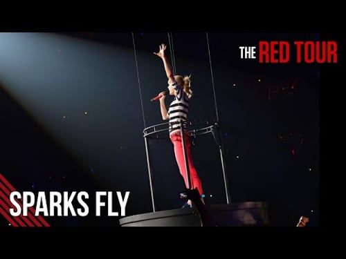 Taylor Swift - Sparks Fly (Live on The Red Tour)