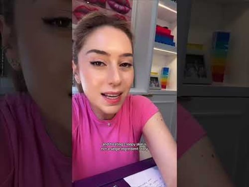 How to Treat Crepey Skin Part 2 #shorts