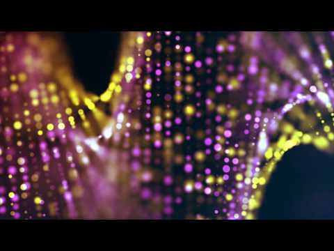 Waves of Yellow & Purple Particles | 4K Relaxing Screensaver