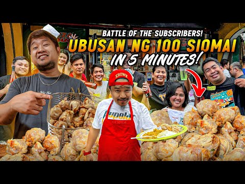 Battle of "UNLI SIOMAI ALL YOU CAN CHALLENGE in 5 MINUTES!", Battle of the SUBSCRIBERS!