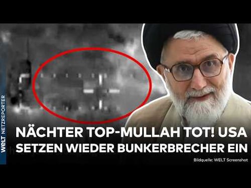 KRIEG GEGEN IRAN: Nächster Top-Mullah tot! USA machen mit Bunkerbrechern Jagd auf die Führungsriege