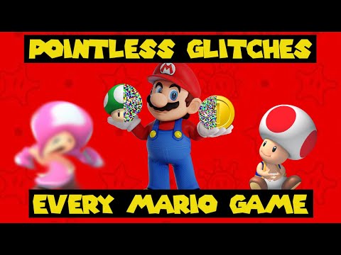 Pointless Glitches in Every Mario Game