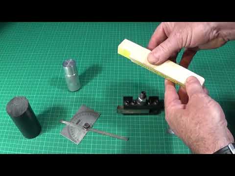 How To make & Use A Vertical Shear Finishing Tool For The Lathe